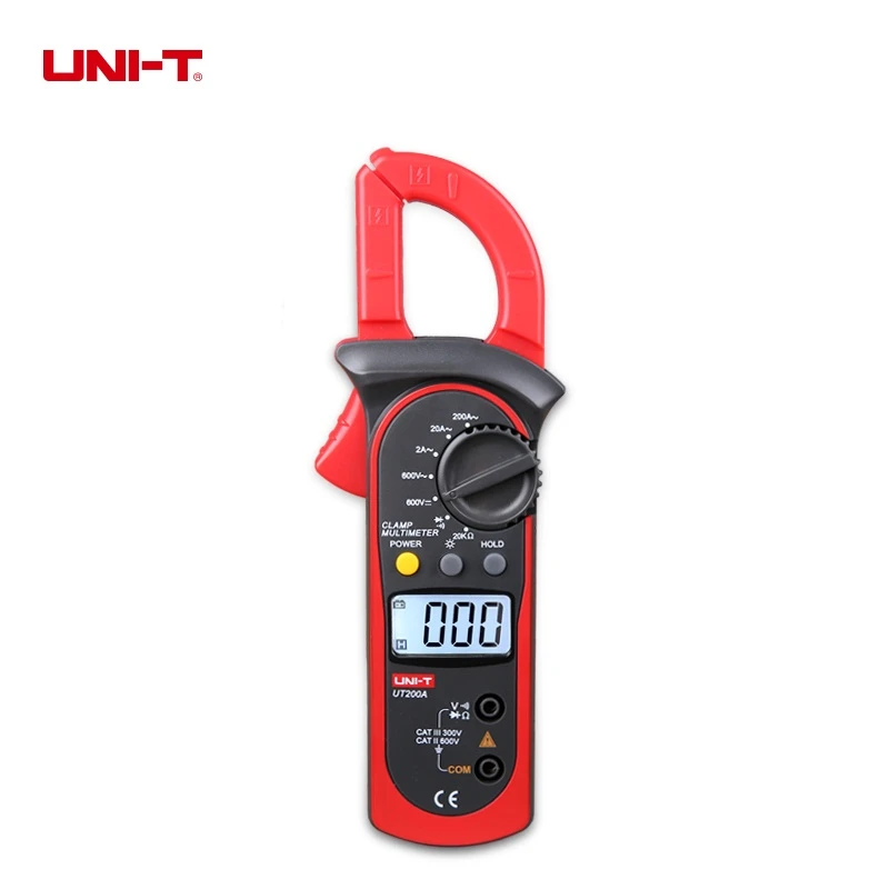 ZGQA-GQA UT200A LCD Digital Clamp Meter AC Current AC/DC Voltage Resistance Tester and Backlight Ohm DMM DC AC Voltmeter AC Ammeter ZGQA-GQA UT200A LCD Digital Clamp Meter AC Current AC/DC Voltage Resistance Tester and Backlight Ohm DMM DC AC Voltmeter AC Ammeter