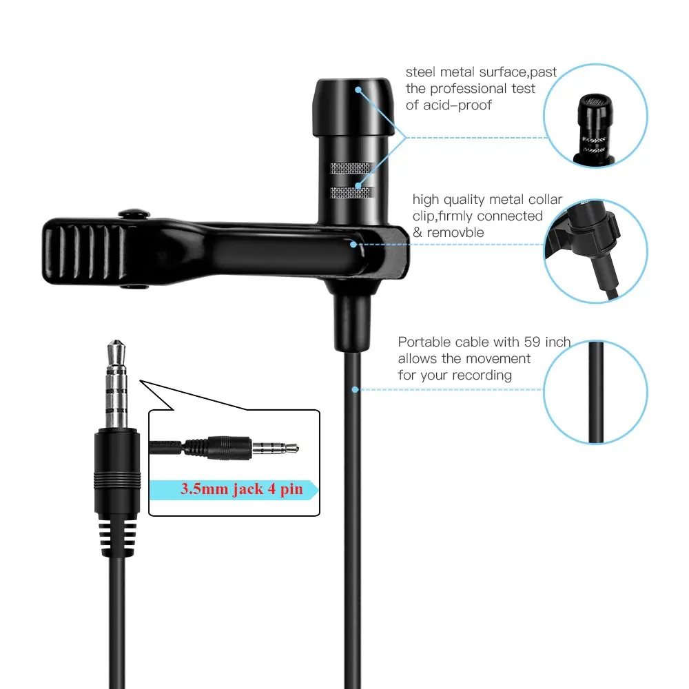 KIMAFUN احادي Mic مع سهلة كليب على نظام مثالية لتسجيل يوتيوب/مقابلة/فيديو مؤتمر/بودكاست/ فون