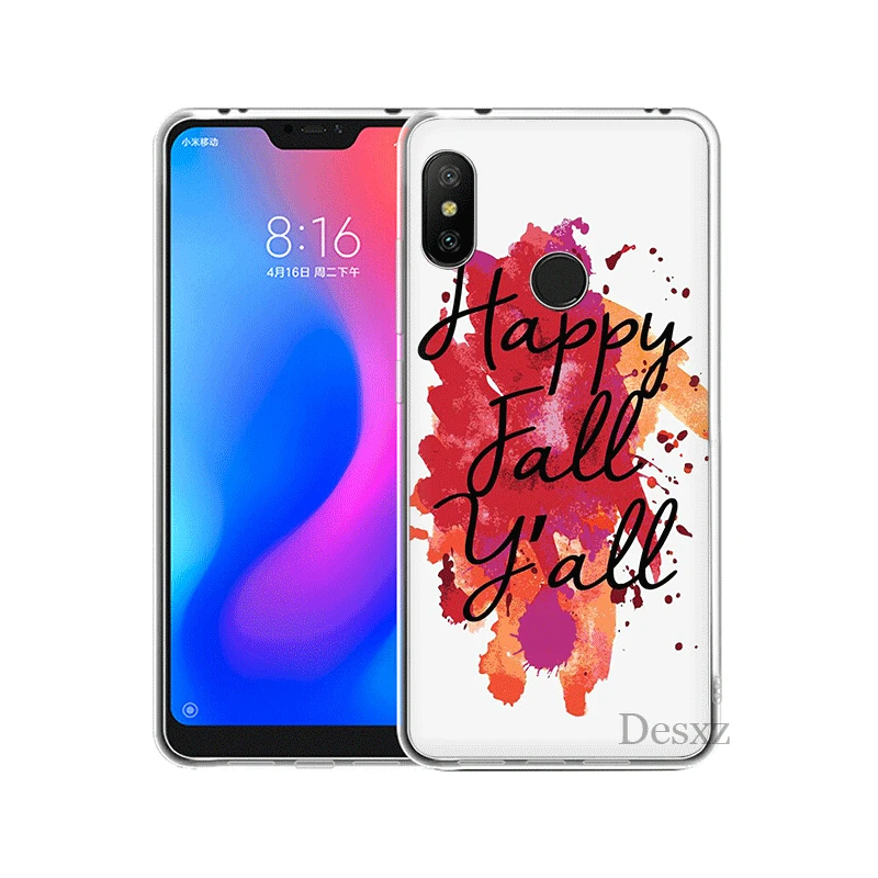 Чехол чехол для Xiaomi mi 5 5S 6 5X6X8 SE A1 A2 x 2S F1 Lite красивые слова Жесткий