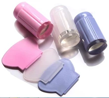 2018 новый прозрачный желе DIY ногтей искусство штамп скребок передачи Маникюрный Инструмент 2,8 см(China)