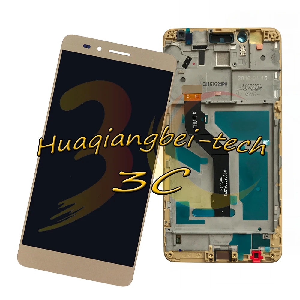 5,5 ''новых для huawei GR5 LTE KII-L03 KII-L05 KII-L21 KII-L23 Полный ЖК-дисплей+ сборка дискретизатора сенсорного экрана с каркасом