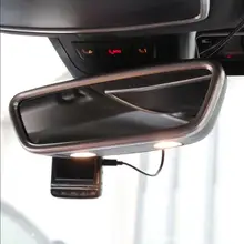 Для Mercedes Benz GLA CLA класс B Автомобиль Стайлинг внутренняя заднего вида Зеркало стикеры накладка интимные аксессуары два варианта
