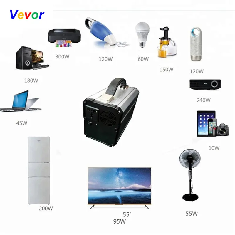 

Short-Circuit Protection Portable Multi-functional Inverter Solar Generator Power Station Energy Power Supply Home Outdoor