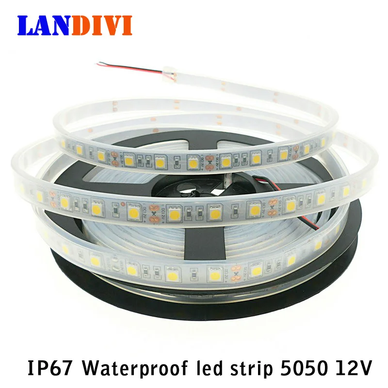 limiet kopiëren Omgeving IP67 Waterproof LED Strip lights outdoor 5050 flexible light 5m 300Led DC  12V RGB Silicone waterproof cannula work in the water|lights 5m|5m  300ledswaterproof led strip light - AliExpress