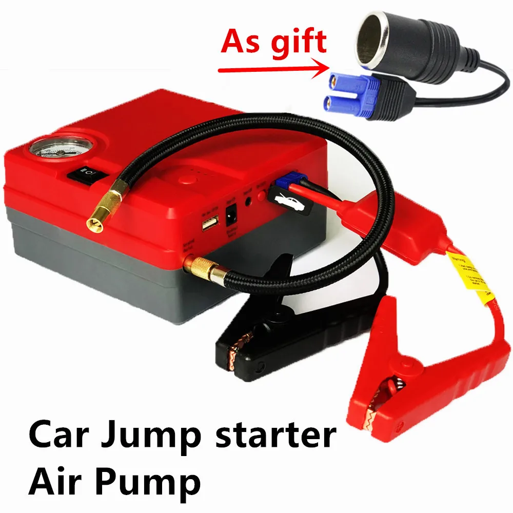 

16800mAh Starting Device Booster 400A Car Jump Starter Air Pump Power Bank Car Starter For Car Battery Charger Air Compressor A+
