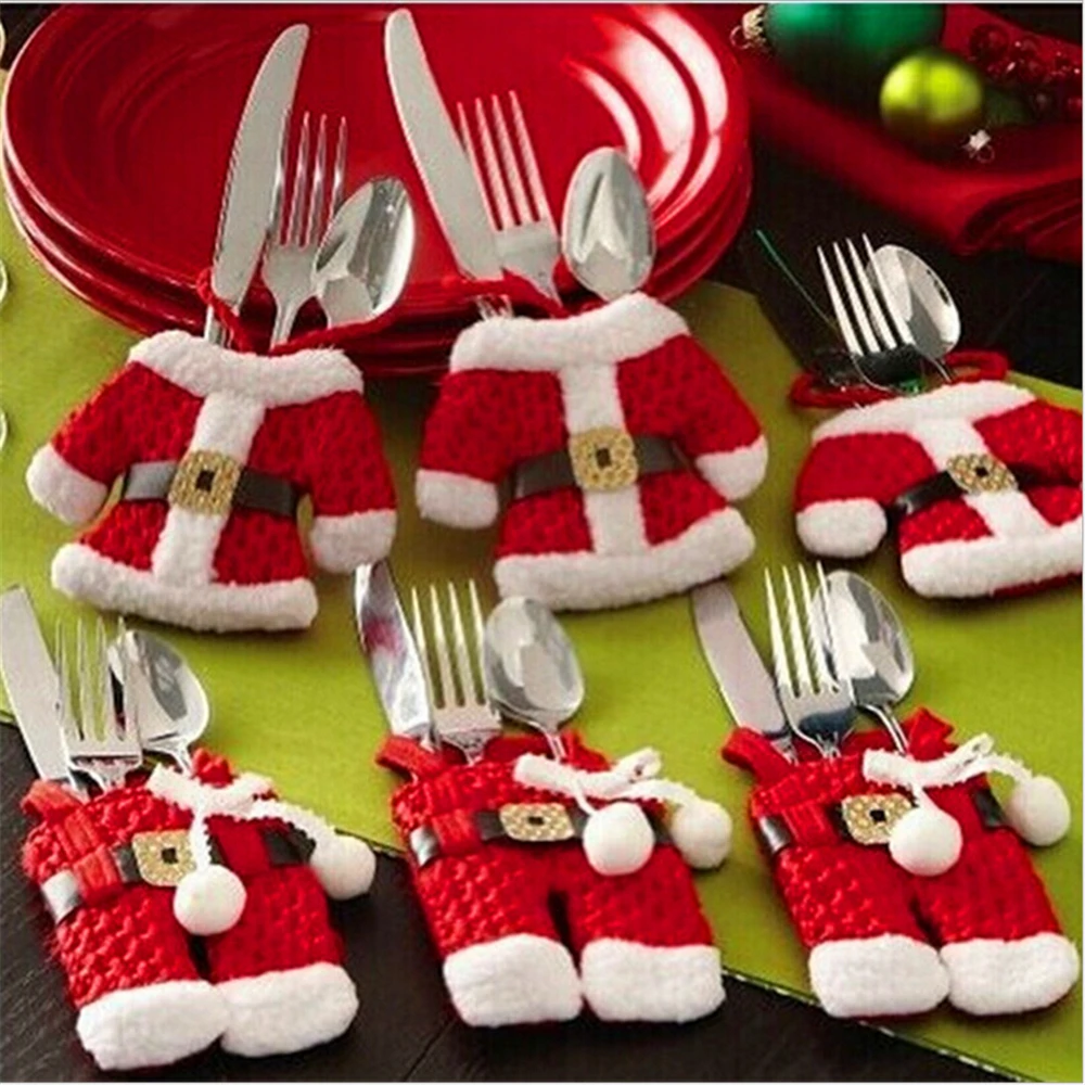 aliexpresscom buy merry christmas 6pcslot fancy santa christmas decorations silverware holders pockets dinner table decor from reliable christmas - Merry Christmas Decorations aliexpresscom buy merry christmas 6pcslot fancy santa christmas decorations silverware holders pockets dinner table decor from reliable christmas - Merry Christmas Decorations