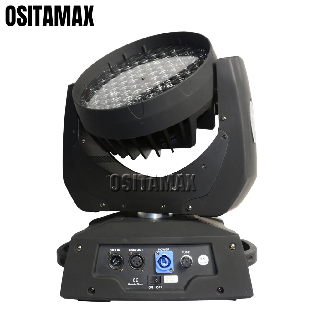 

2pcs/lot Stage Wash Light 108x3w LED RGBW Moving Head Light Rainbow Effect Rotation DJ Lighting for Disco Show Party