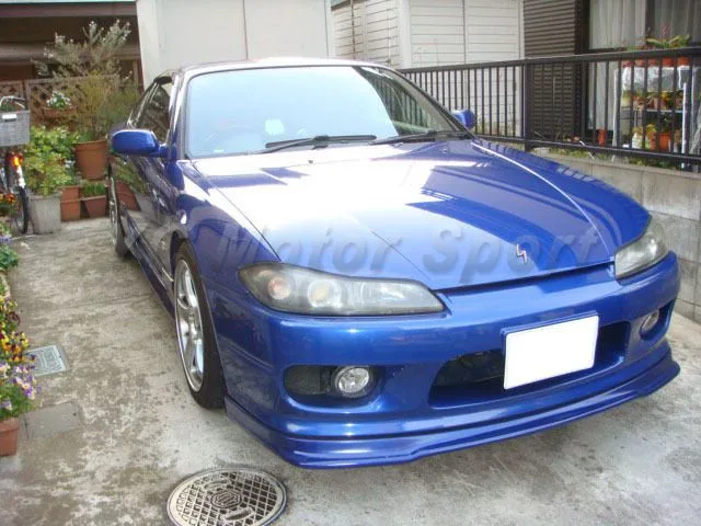 

Car Accessories FRP Fiber Glass AB Flug Style Front Diffuser Lip Fit For 1999-2002 S15 Silvia Front Lip Car Stying