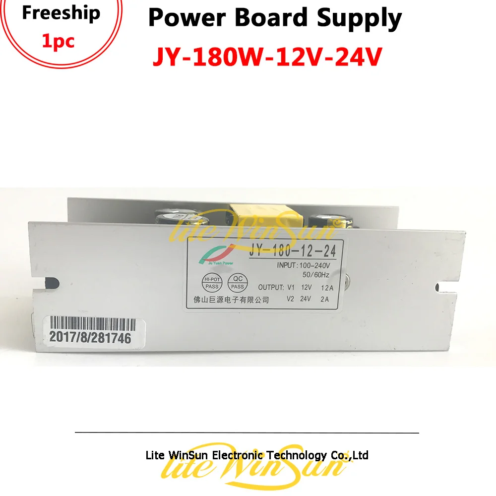 

Litewinsune 180W Output 12V 24V Power Board Supply for RGB RGBW LED Par Light 110V 220V Input