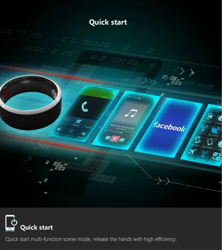 Смарт кольцо одежда Jakcom R3 R3F Timer2(MJ02) новая технология Волшебный палец NFC кольцо для Android Windows NFC мобильный телефон