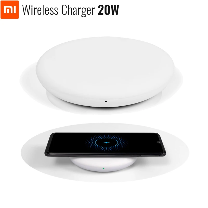 Оригинальное беспроводное быстрое зарядное устройство Xiaomi 20 Вт Max для Mi 9 (20 Вт) MIX 2