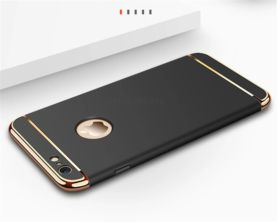 3in1 Luxury Plastic Shockproof Case For iPhone 6 6s 7 Plus Hard Plastic Cases For iPhone 6 5 5se 360 Full Protection Case Covers (8)