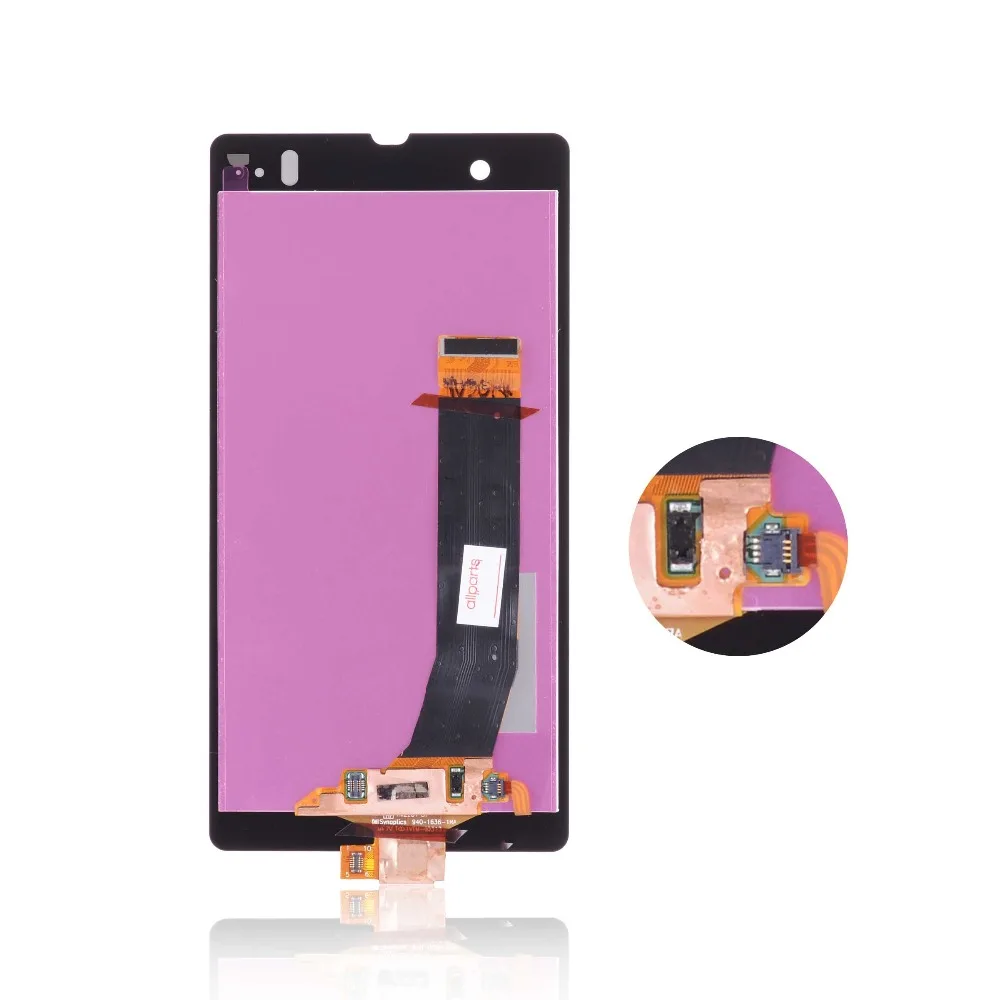 ORIGINAL Display For SONY Xperia Z LCD Touch Screen With Frame For SONY Xperia Z Display Replacment L36H C6603 C6602 C6606