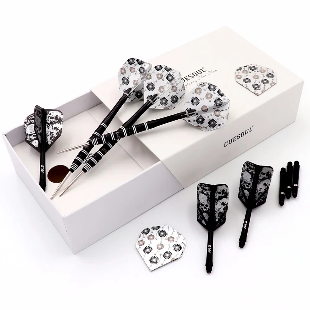

CUESOUL CHALLENGE 90% 22g/24g/26g Steel Tip Tungsten Dart Set