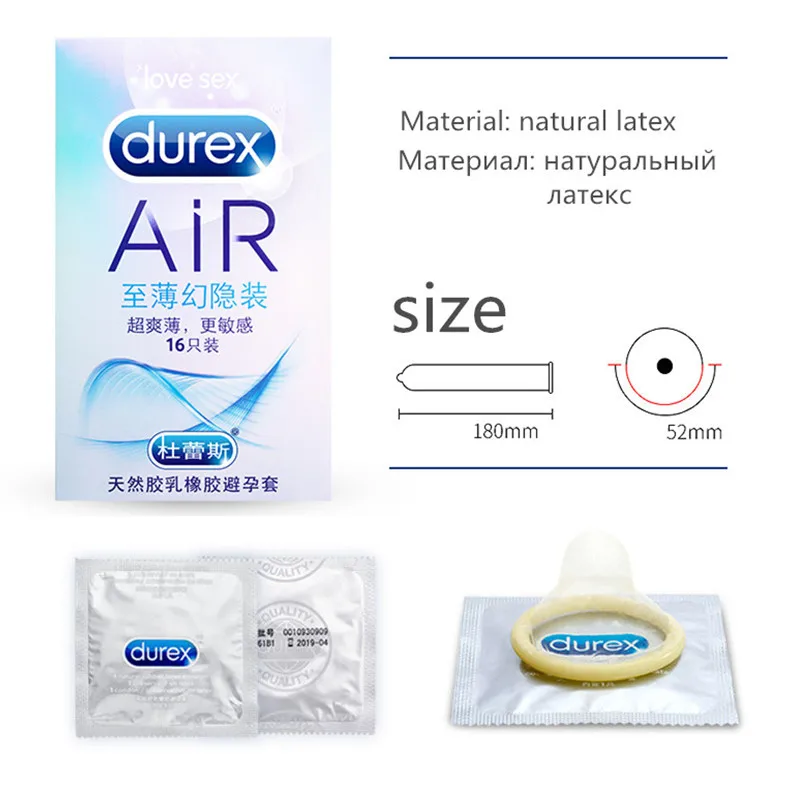 Ультратонкие невидимые Презервативы Durex AiR презерватив со смазкой рукав для