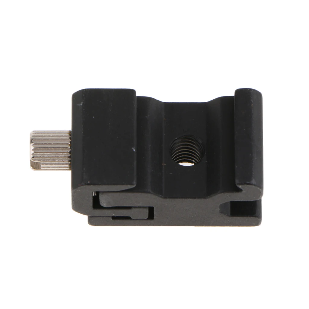 Universal Support Hot Shoe Flash Light Base Stand Holder For Photography Aluminum Alloy Flash Light Base 1.57 × 0.79 × 0.71Inch