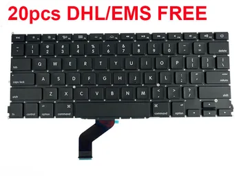 

Free DHL/EMS! 20pcs/lot Brand New Keyboard For Macbook Pro Retina 13inch a1425 Keyboard US MD212 MD213 ME662 Year 12-Early 2013