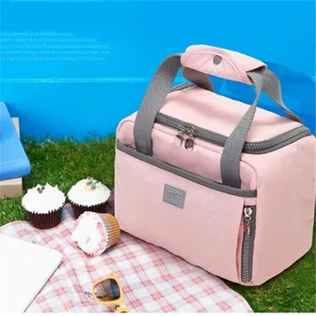 

Handbag Korea small fresh lunch box bag primary school cute waterproof insulation lunch bag