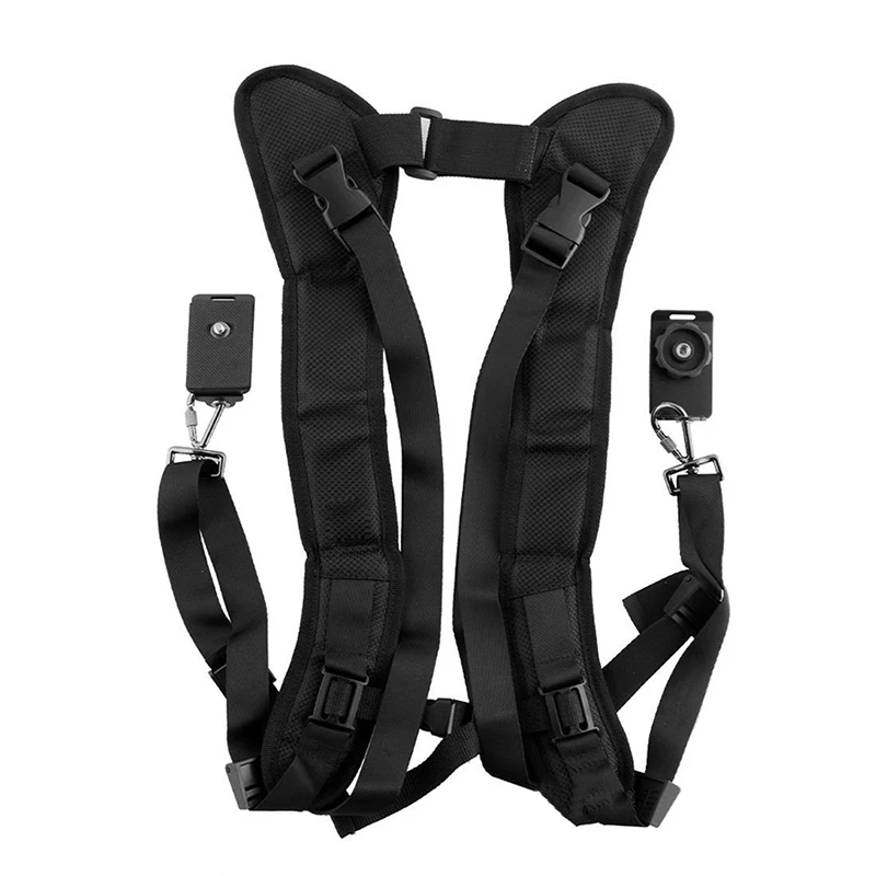 

HOT Photography Shoulder Belt Camera Strap Black Double For DSLR SLR Universal Durable Drop shipping
