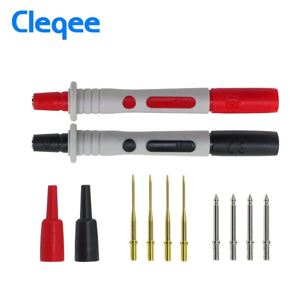 Набор мультиметровых зондов Cleqee P8003 p8001 2 шт. сменная позолоченная игла