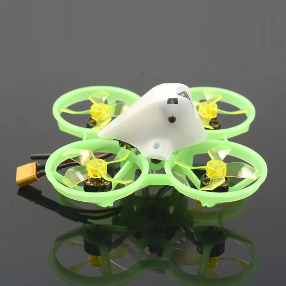 Skystars крошечный 75X75 мм 2S Whoop FPV гоночный Дрон BNF AIO Crazy OSD w/SPI Frsky приемник 1-2S 5A ESC Runcam камера