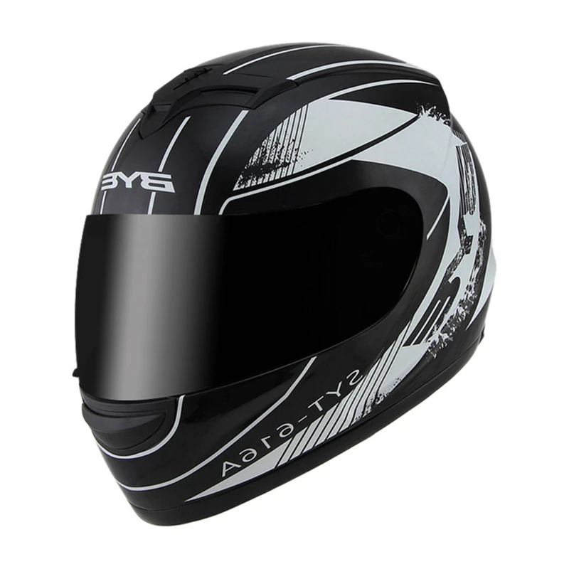 BYE мотоциклетный шлем Мужской полный Педальный мотоциклетный Электрический защитный шлем для велосипеда персонализированные шлемы в горошек