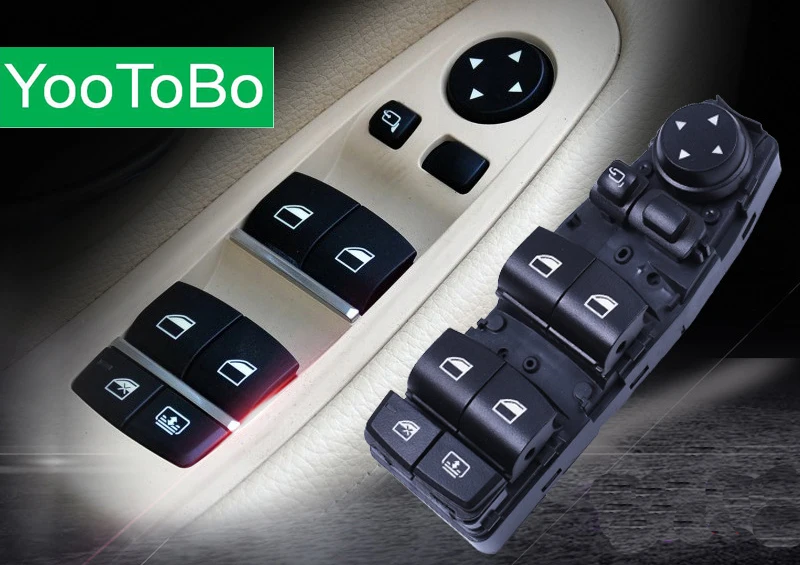 

YOOTOBO Left Hand Drive LHD Side Power Master Window Switch For BMW F01 F02 F10
