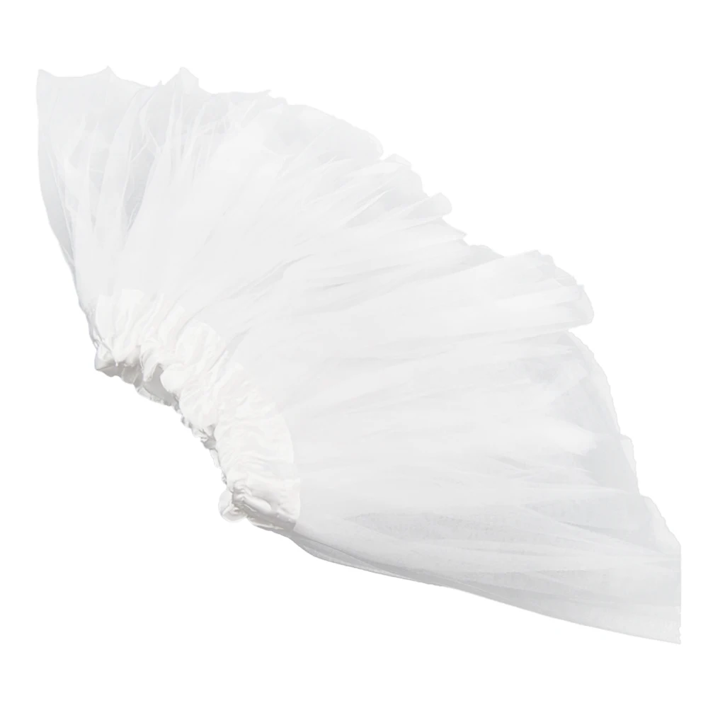 

ABWE Best Sale CHILD KIDS GIRLS TUTU SKIRT PRINCESS BALLET DANCE FANCY SKIRT 4-10 YEARS White