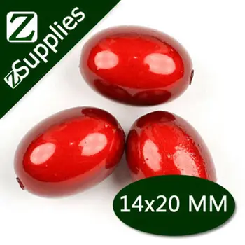 

14*20 MM Dark Red Shiny Miracle Beads, perle magique, Acrylic Spacer Beads wholesale for Trend