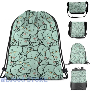 

Funny graphic print shoulder Bags women MR HANDSOME Single shoulder backpack travel for men Gym Bag