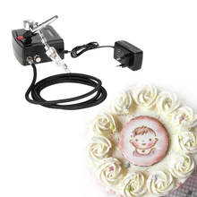 Meterk Gravity Feed Dual Action Airbrush Air Compressor Kit for Art Painting Tattoo Cake Spray Model Air Brush Nail Tool Set