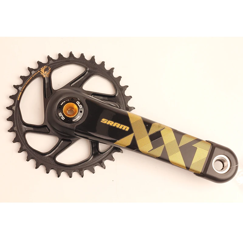 SRAM FC XX1 DUB EAGLE 1X12S 12 speed Crank горный велосипед часть 34 T/36 T/38 T 170 мм/175 мм Boost 158 мм MTB Золотой шатун