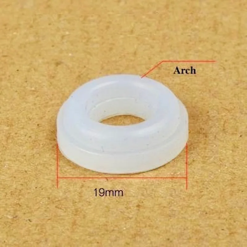 

10x Silicone Arch Ring Sealing Washers Loose Joint Shower Heads Nozzles Faucet Gaskets Spacer 19mm OD19