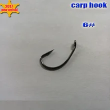 2017hot рыболовный крючок для ловли карпа размер 6# Высокоуглеродистая сталь 300 шт./лот химически заточенный