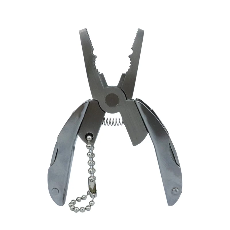 

Mini Multi-tool Pliers Folding Pliers, Stainless Steel Folding Knife Keychain Tool Set