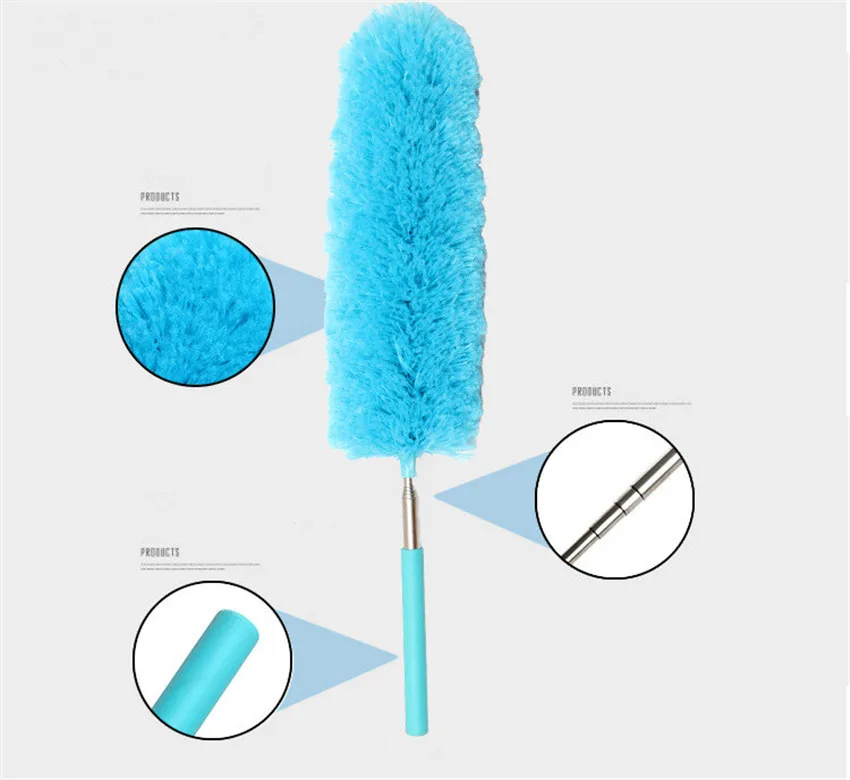 New Adjustable Microfiber Duster for home car Magic Brush Dust Clean Anti Static Sweeping Air Conditioning Furniture Cleaning