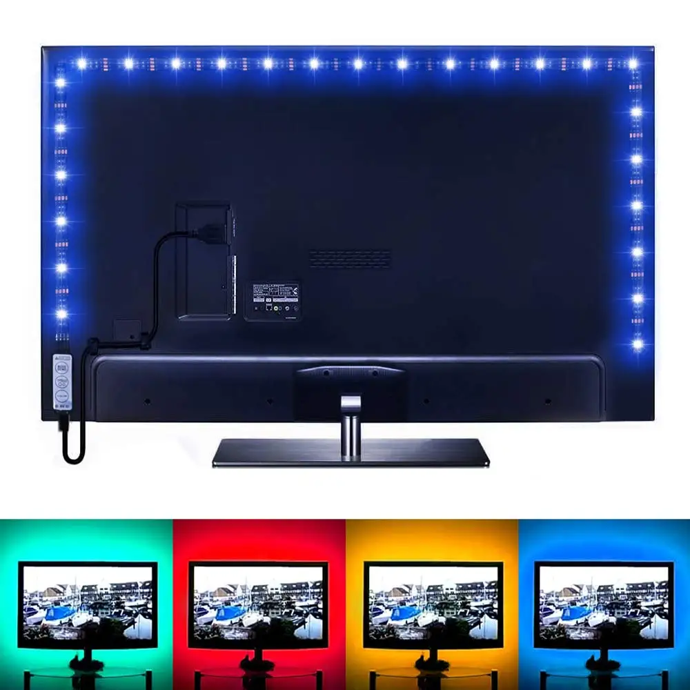 Водонепроницаемая светодиодная лента RGB SMD 5050 для подсветки телевизора 5