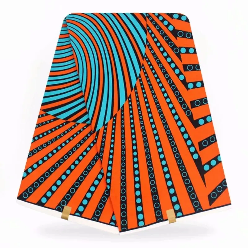 

African fabric Ankara fabric real wax 100%cotton bazin brode getzner sewing materials high quality 6yard/lotYBG090831