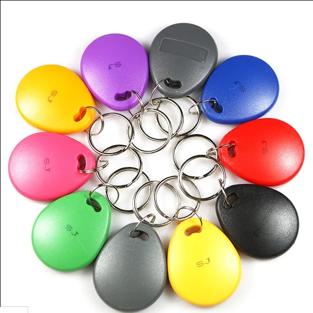 

Writable copible 100pcs ABS 125Khz T5577 Chip RFID ID Token /Keyfob /Keychain /Tag /RFID Card For Door Access Control System