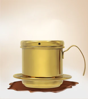 

Vietnam Drip Pot 304 Stainless Steel Household Brewing Coffee Pot Coffee Maker Pot for Coffee Cold Drip Coffee