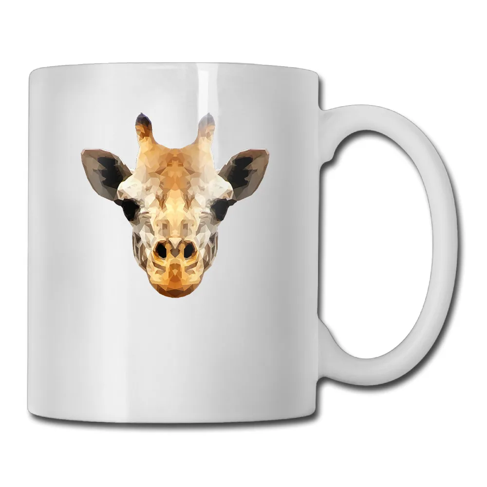 Giraffe coffee mug picture insert mom tazas ceramic tumbler caneca tea