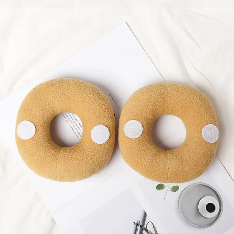 2pc Newborn Photography Props Posing Support Pillow Baby Boy Girl Photo Shoot Studio Round Donut Head Poser Props