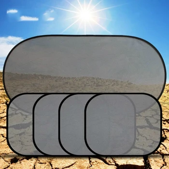 

5Pcs 3D Photocatalyst Mesh Sun Visor Window Screen Sunshade Car Curtain Car Cover Sunshade Car interior