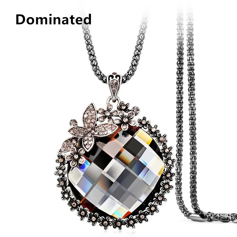 Новое поступление Женская кофта бабочка ожерелье на длинной цепочке украшение все матч мода