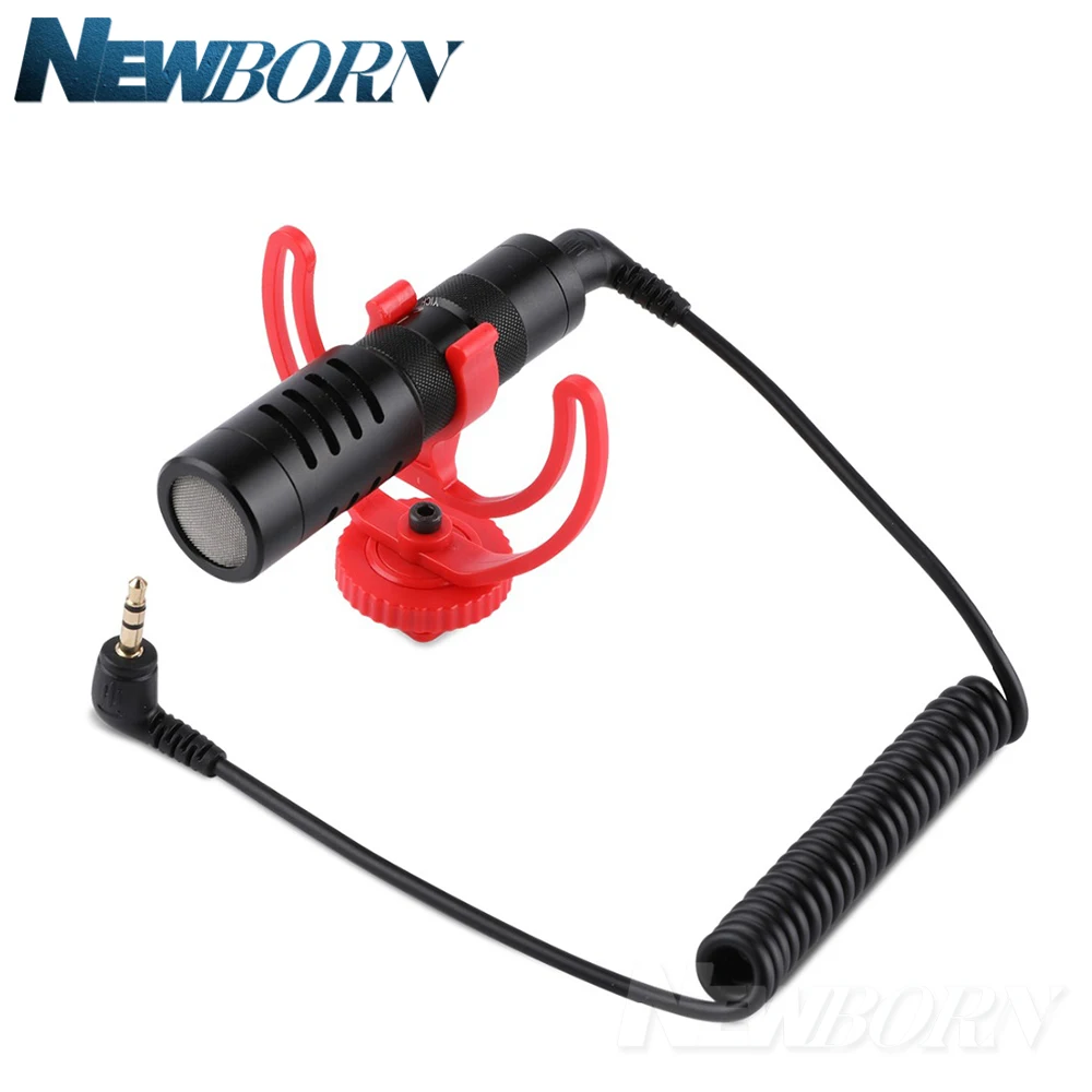 YC VM100 микрофон для записи видео компактный записывающий iPhone Youtube Nikon Canon DSLR камера