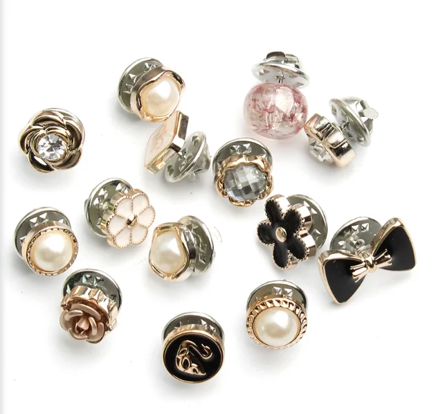 

Water drill Button Jacket Set Diamond crystal button original package gift box
