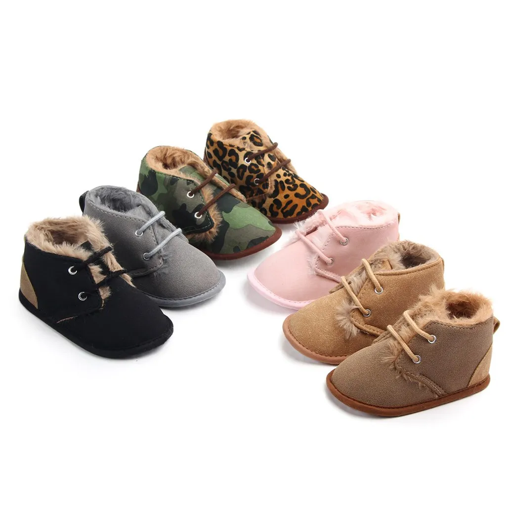 Детская обувь для новорожденных девочек; теплые лоскутные Нескользящие сапоги для ходунков; обувь на мягкой подошве; zapatos Bebek Ayakkabi