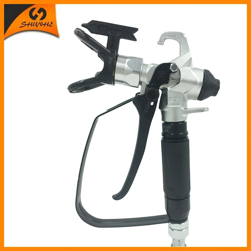 SAT2420 Airless Paint Spray Gun Kit With Standard Nozzle 517 Guard Airless Paint Sprayer Spray Tool with Tip Guard Sprayer