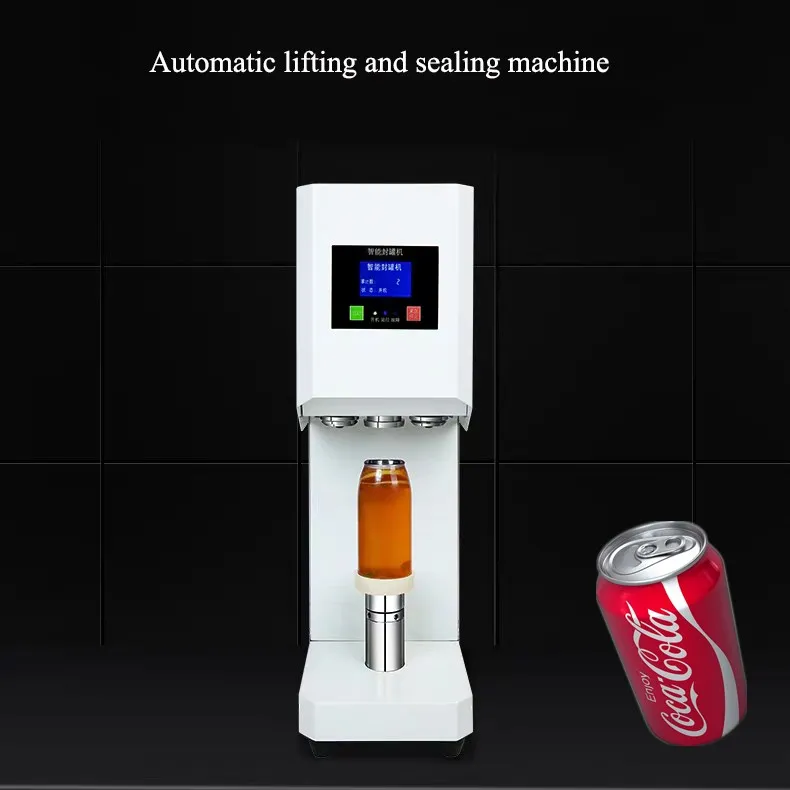 

Fully Automatic Can sealing machine milk tea shop easy sealing cup machine bubble water drink Can Beverage sealing machine