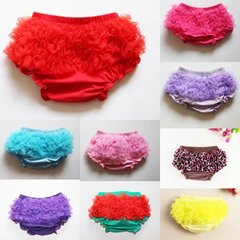 

Baby Girls Ruffle Panties Briefs Bloomer Diaper Cover 11 color u pick size color for baby 0-3T 10pcs/lot